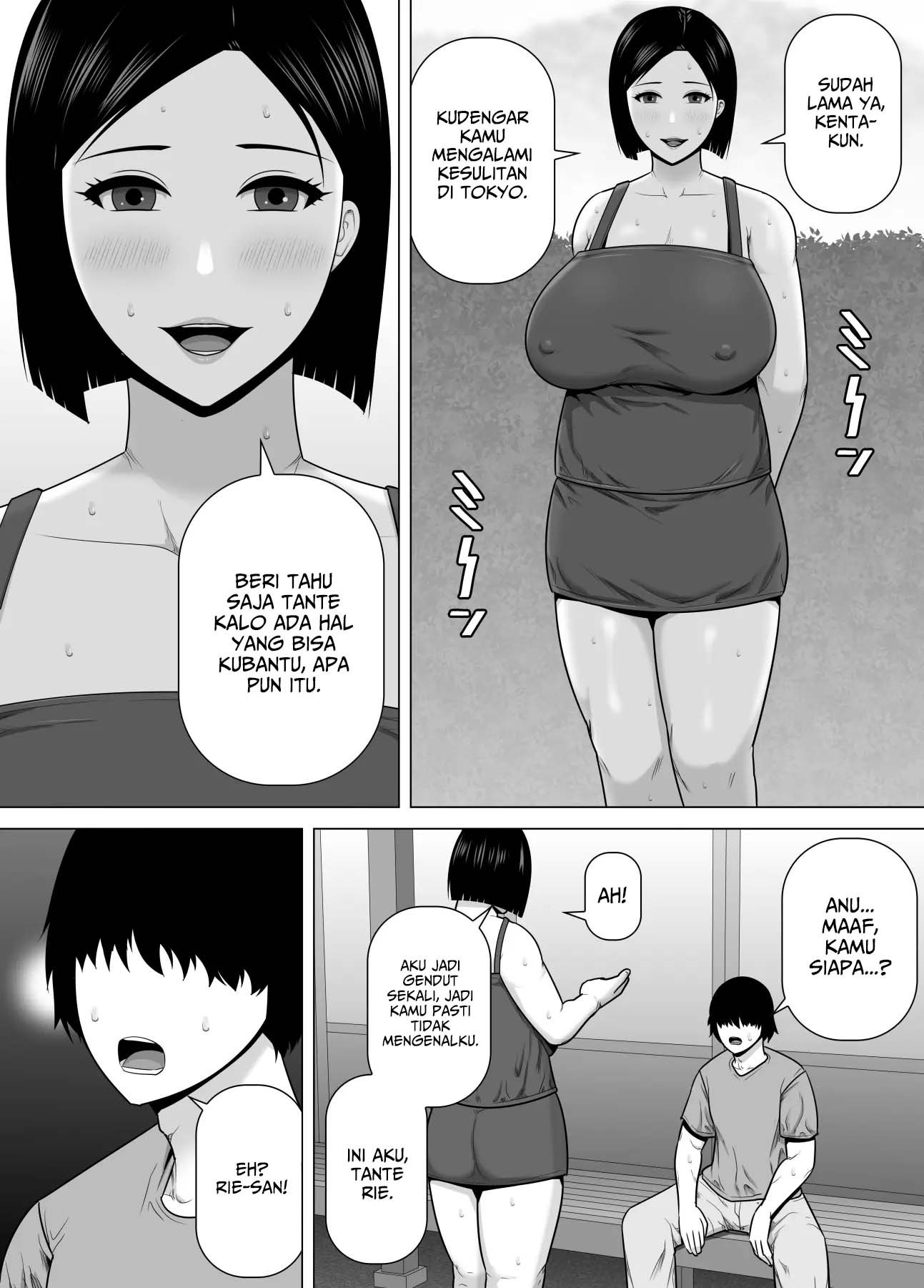 Juu-nen-buri ni Atta Oba-san ga Dosukebe Houman Body ni Natte ita node Hame Taoshita Hanashi Chapter 1 – halaman 4