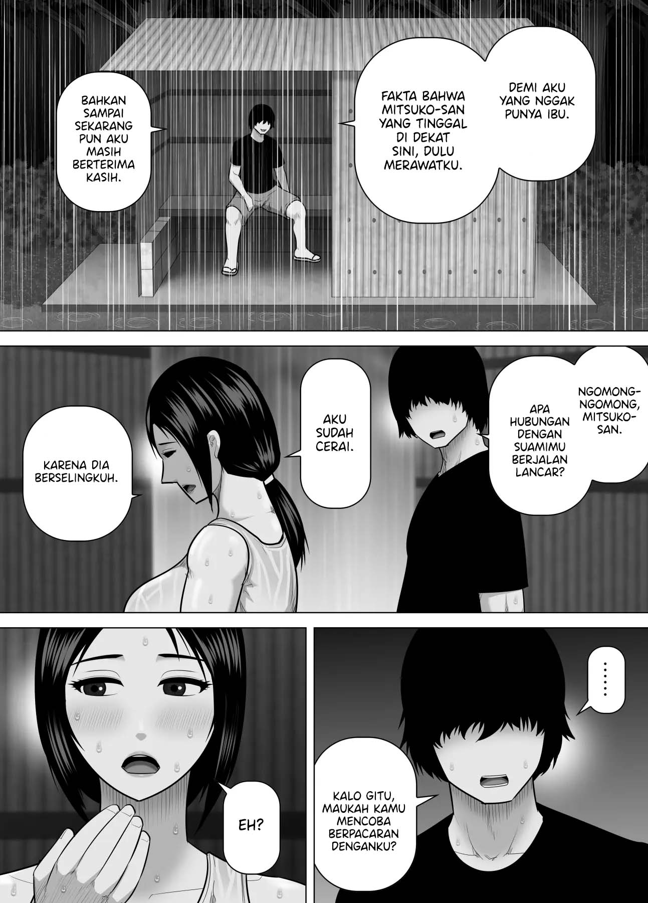 Sodate no Oya no Mitsuko-san to Juu-nen-buri ni Inaka de Saikai Shite Sugu ni Sex Shita Hanashi Chapter 1 – halaman 6