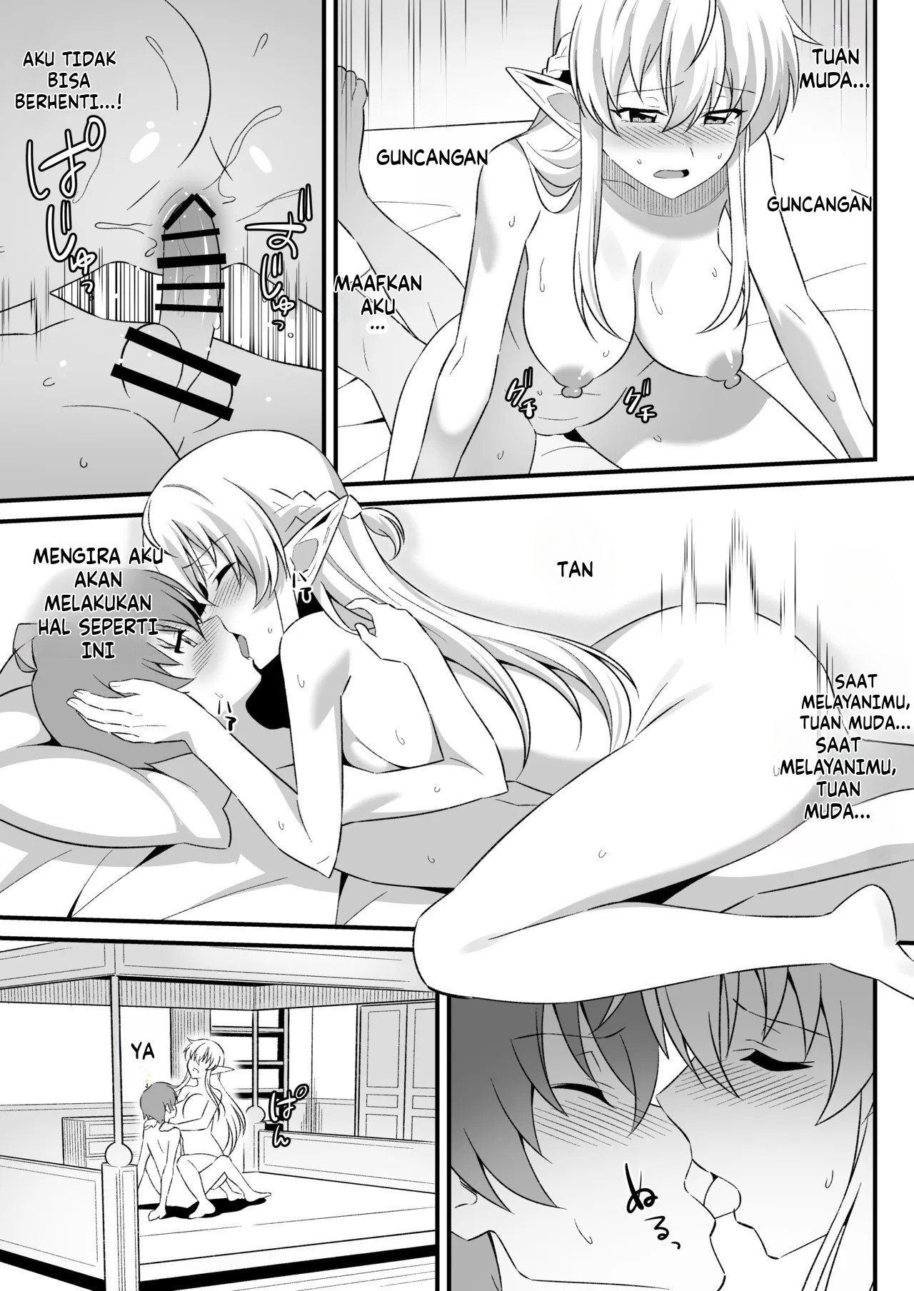 Oyashiki ni Tsukaeru Elf wa Goshujin-sama ni XXXX de Gohoushi Suru no ga Shigoto desu Chapter 1 End – halaman 14
