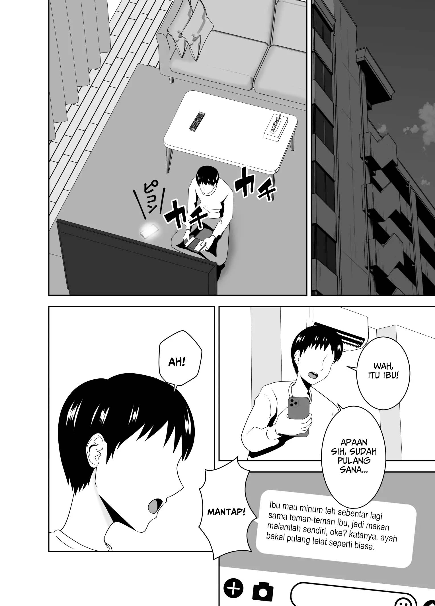 Katei Kyoushi no Dekachin ni Ochiru Haha Chapter 1 – halaman 21