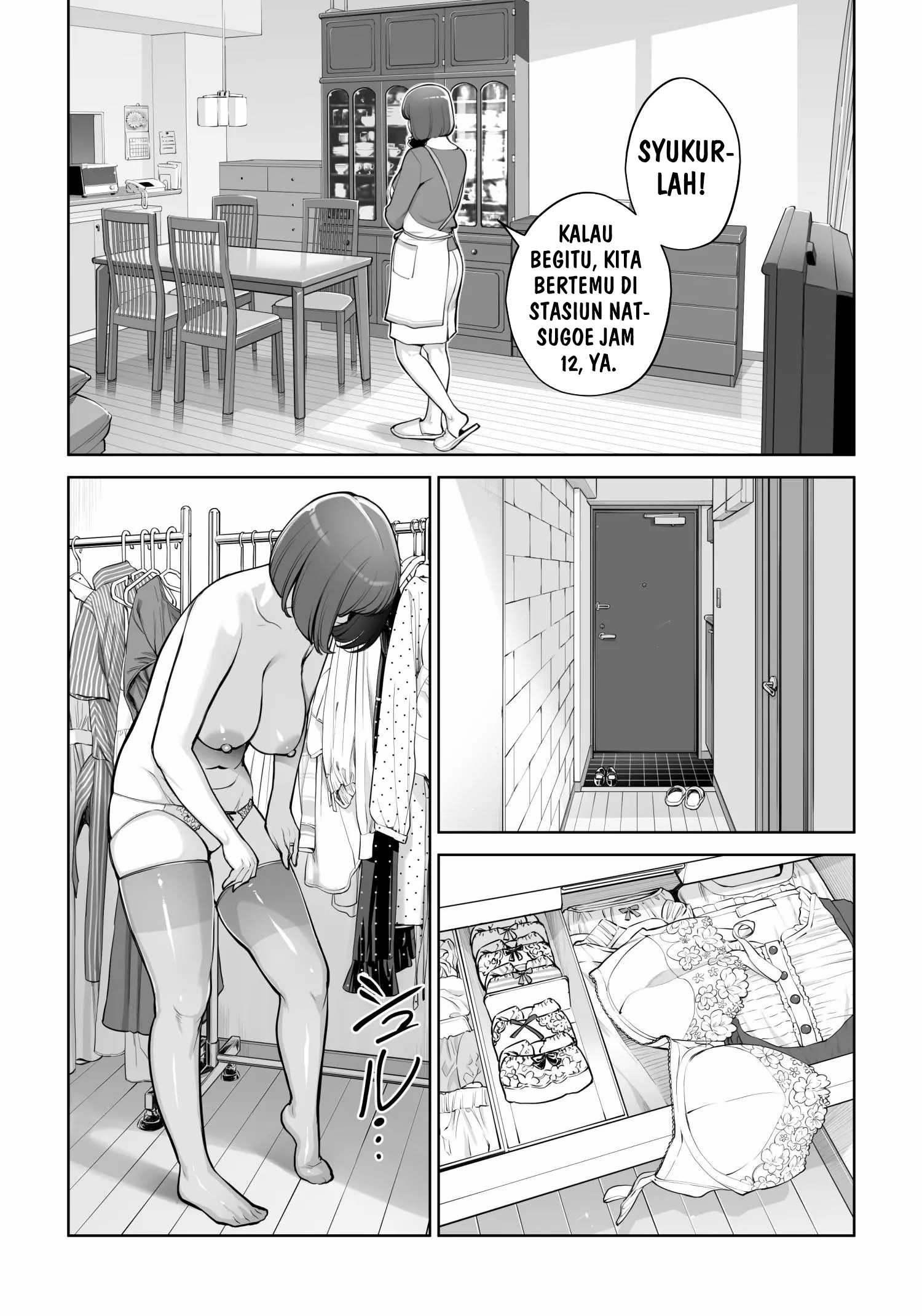Jichikai no Hitozuma wa Totemo Ecchi deshita Chapter 5 – halaman 34