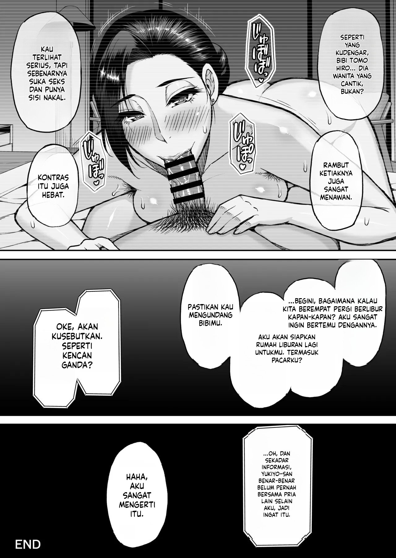 Toujou Yukiyo 37-sai Manatsu no Beach de Aokan Hamedori Sex Oi no Iu Koto ni wa Sakaraenai Watashi Chapter 1 End – halaman 51