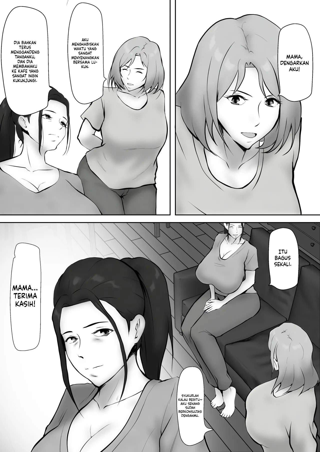 Kanojo no okāsan ni hitomebore 〜 kobamenai otokomasari no haha 〜 Chapter 1 End – halaman 74